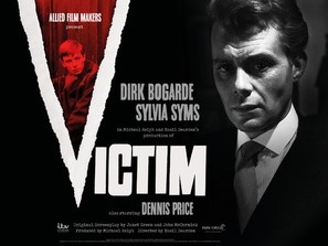 Victim movie posters (1961) wood print