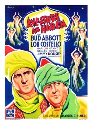 Lost in a Harem movie posters (1944) metal framed poster