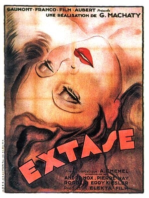 Ekstase movie posters (1933) wood print