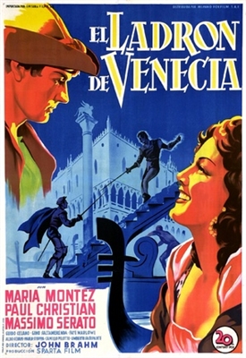 Ladro di Venezia, Il movie posters (1950) poster with hanger