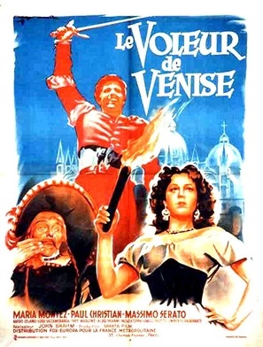Ladro di Venezia, Il movie posters (1950) pillow