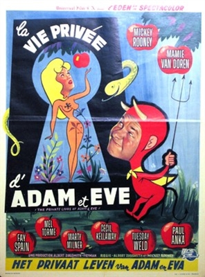 The Private Lives of Adam and Eve movie posters (1960) wood print