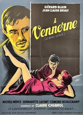 Le beau Serge movie posters (1958) wood print