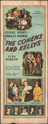 The Cohens and Kellys movie posters (1926) metal framed poster