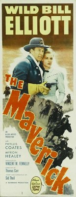 The Maverick movie poster (1952) metal framed poster