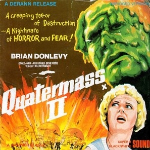 Quatermass 2 movie posters (1957) wood print