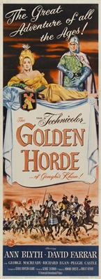 The Golden Horde movie posters (1951) metal framed poster