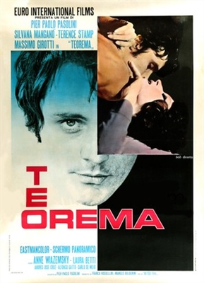 Teorema movie posters (1968) wood print