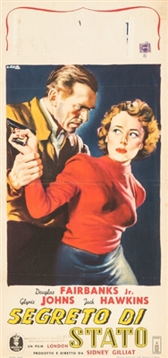 State Secret movie posters (1950) metal framed poster