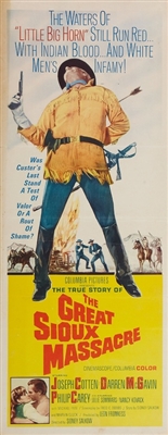 The Great Sioux Massacre movie posters (1965) poster with hanger