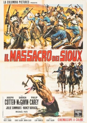 The Great Sioux Massacre movie posters (1965) pillow