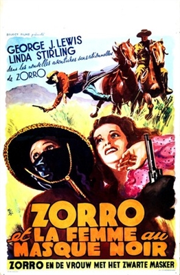 Zorro's Black Whip movie posters (1944) t-shirt