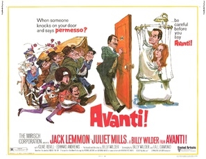 Avanti! movie posters (1972) metal framed poster