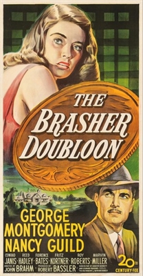 The Brasher Doubloon movie posters (1947) poster with hanger