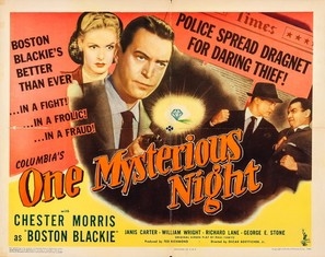 One Mysterious Night movie posters (1944) mug