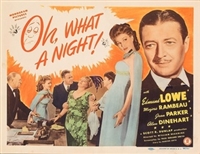 Oh, What a Night movie posters (1944) Mouse Pad MOV_1871677