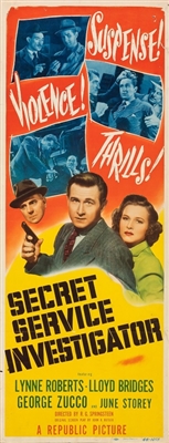 Secret Service Investigator movie posters (1948) poster with hanger