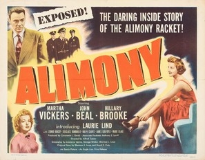 Alimony movie posters (1949) poster