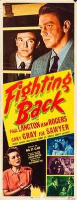 Fighting Back movie posters (1948) wood print