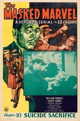 The Masked Marvel movie posters (1943) canvas poster