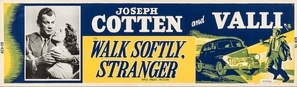 Walk Softly, Stranger movie posters (1950) poster with hanger