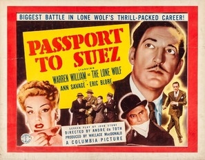 Passport to Suez movie posters (1943) poster with hanger