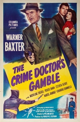 Crime Doctor's Gamble movie posters (1947) canvas poster