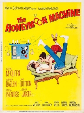 The Honeymoon Machine movie posters (1961) wood print