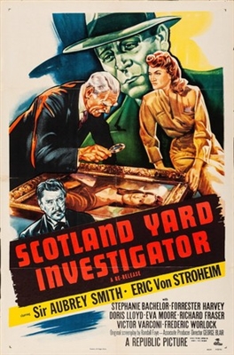 Scotland Yard Investigator movie posters (1945) canvas poster
