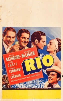 Rio movie posters (1939) metal framed poster