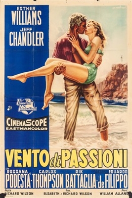 Raw Wind in Eden movie posters (1958) wood print