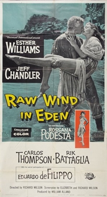 Raw Wind in Eden movie posters (1958) wooden framed poster