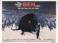 Ben movie posters (1972) t-shirt #3619900