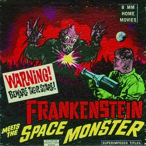 Frankenstein Meets the Spacemonster movie posters (1965) pillow