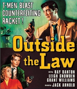 Outside the Law movie posters (1956) metal framed poster