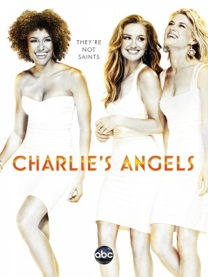 Charlie's Angels movie poster (2011) wood print