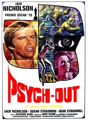 Psych-Out movie posters (1968) wood print