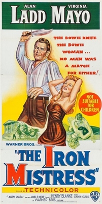 The Iron Mistress movie posters (1952) mug