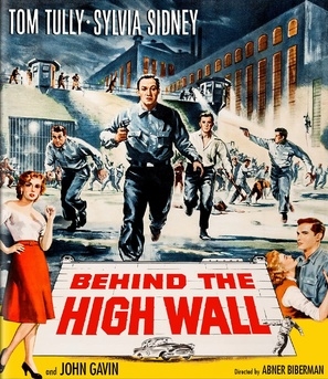 Behind the High Wall movie posters (1956) poster with hanger