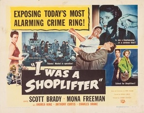 I Was a Shoplifter movie posters (1950) hoodie