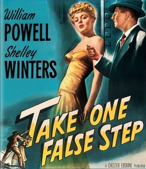 Take One False Step movie posters (1949) wooden framed poster