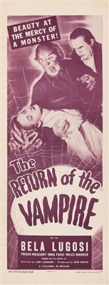 The Return of the Vampire movie posters (1943) t-shirt
