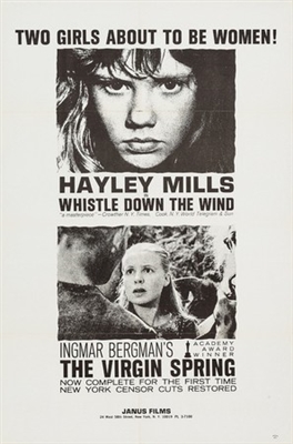 Jungfrukällan movie posters (1960) wood print