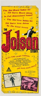 The Jolson Story movie posters (1946) wood print