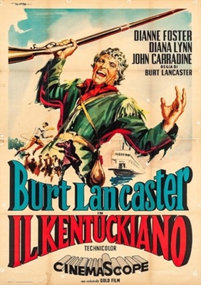 The Kentuckian movie posters (1955) wood print