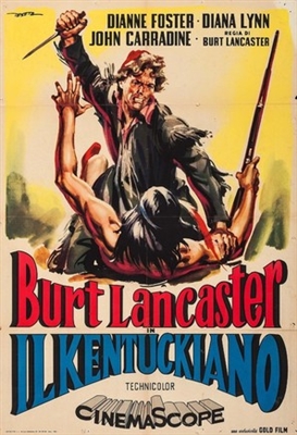 The Kentuckian movie posters (1955) canvas poster