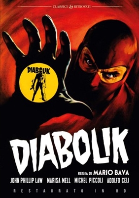 Diabolik movie posters (1968) canvas poster