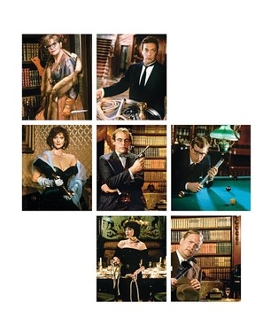 Clue movie posters (1985) wooden framed poster