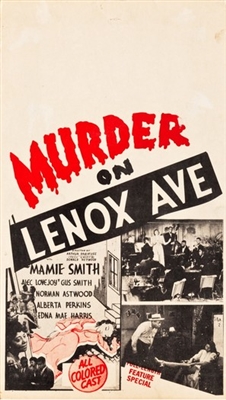 Murder on Lenox Avenue movie posters (1941) wood print