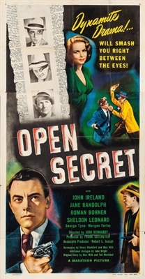 Open Secret movie posters (1948) pillow